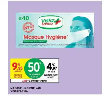 Masque Hygiène X40 Vista Farma