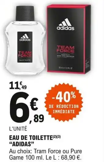 E.Leclerc Adidas Eau deTiukerre offre