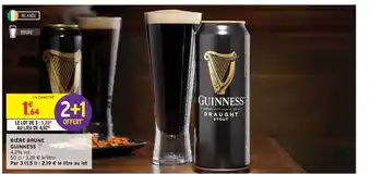 Intermarché Contact Bière Brune Guinness offre
