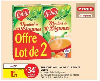 Intermarché Contact Pursoup' Mouliné De 10 Légumes Liebig offre