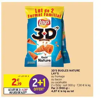 Intermarché Contact 3d's Bugles Nature Lay's offre