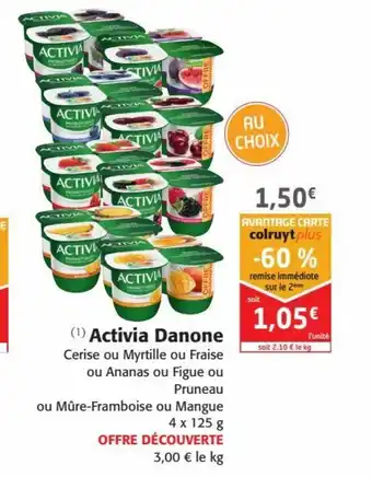 Colruyt Activia Danone offre