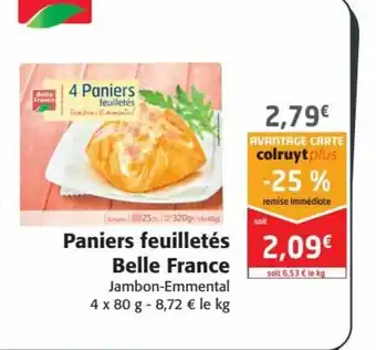 Paniers Feuilletés Belle France