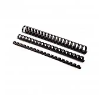 100 anneaux plastiques fellowes 19mm - noir