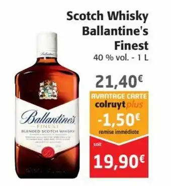 Colruyt Ballantine's Finest Scotch Whisky offre