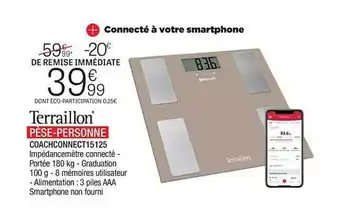 Extra Pèse-personne terraillon offre