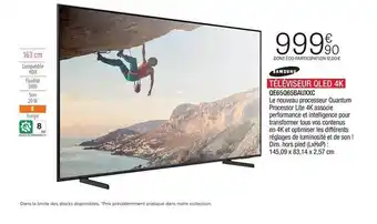 Extra Téléviseur qled 4k samsung offre