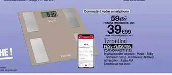 Proxi Confort Pèse-personne terraillon offre