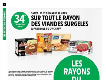 Intermarché Contact Viandes Surgelés Charal, Maître Coq, Volaé offre
