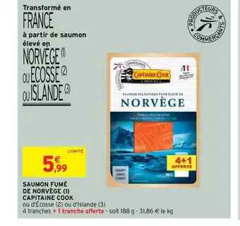 Intermarché Contact Saumon Fumé De Norvège Capitaine Cook offre