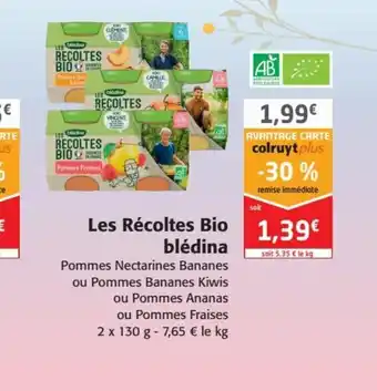 Colruyt Les Récoltes Bio Blédina offre
