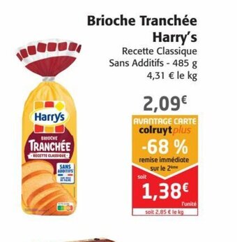 Colruyt Harry's Brioche Tranchée offre