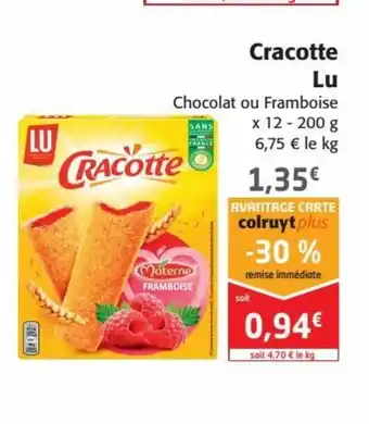 Colruyt Lu Cracotte offre