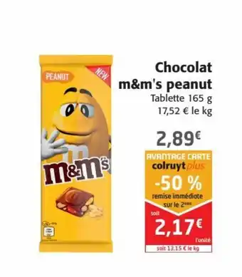 Chocolat M&M's Peanut
