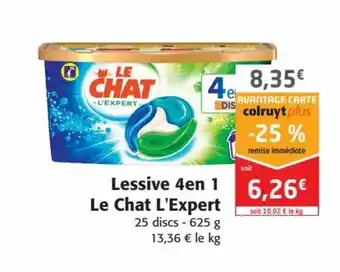 Colruyt Lessive 4en1 le Chat l'Expert offre