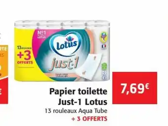 Colruyt Lotus Papier Toilette Just-1 offre