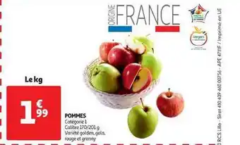 Auchan Direct Pommes offre