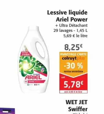 Colruyt Ariel Power Lessive Liquide offre