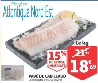 Auchan Direct Pavé De Cabillaud offre