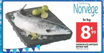 Auchan Direct Saumon Atlantique Entier Vidé offre