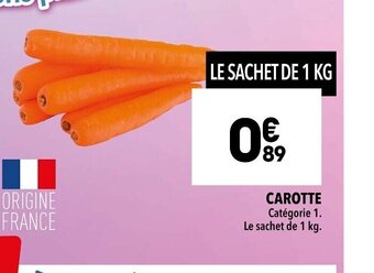 Supeco Carotte offre