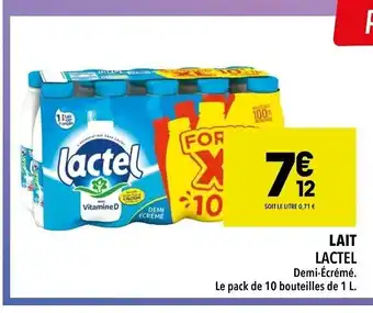 Supeco Lactel Lait offre
