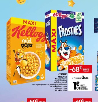Supeco Kellogg's Céréales offre