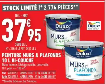 Brico Cash Peinture Murs & Plafonds 10 Bi-Couche offre