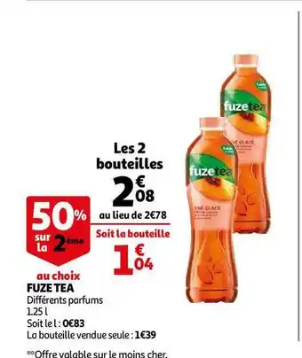 Auchan Fuze Tea offre