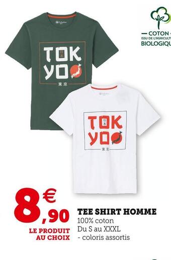 Super U Tee shirt homme offre