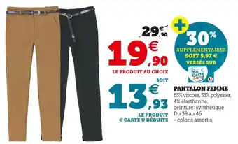 Pantalon femme