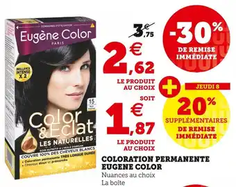 Hyper U Eugene color coloration permanente offre