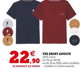 Hyper U Tee shirt adulte offre