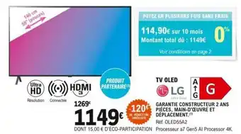 E.Leclerc Lg Tv Oled offre