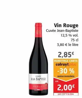 Colruyt Vin rouge offre