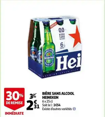 Auchan Bière Sans Alcool Heineken offre