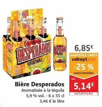 Colruyt Bière desperados offre