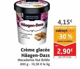 Colruyt Crème glacée haagen -dazs offre