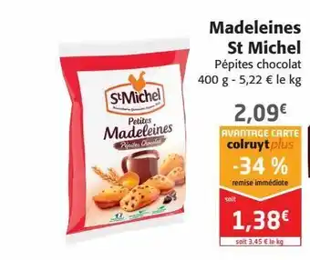 Colruyt Madeleines st michel offre