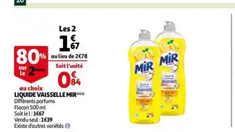 Liquide Vaisselle Mir