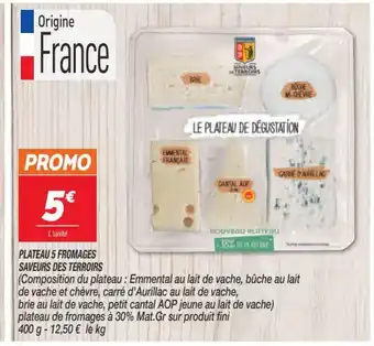 Netto Plateau 5 Fromages Saveurs des Terroirs offre