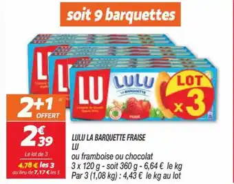 Netto LU lulu la barquette fraise offre