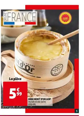 Auchan Mini Mont D'or Aop offre