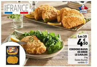 Auchan Cordons Bleus De Dinde Le Gaulois offre