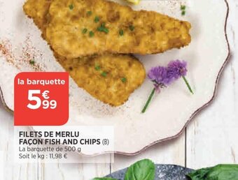 Bi1 Filets de merlu façon fish and chips offre