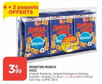 Bi1 VICO monster munch offre
