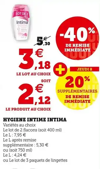 INTIMA hygiene intime