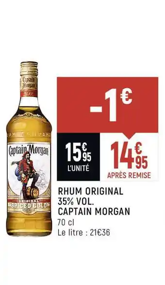 Rhum Original 35% Vol. Captain Morgan