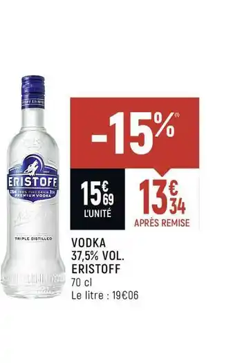 Spar Vodka 37,5% Vol. Eristoff offre