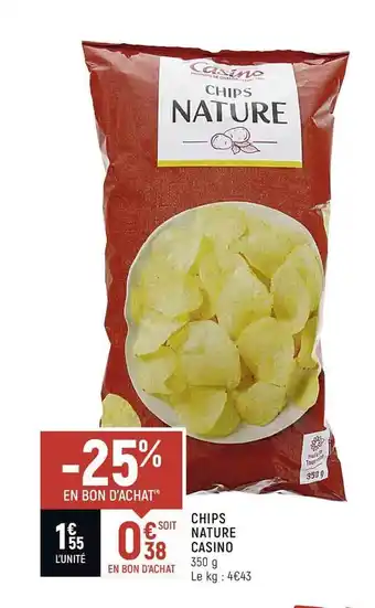 Spar Chips Nature Casino offre